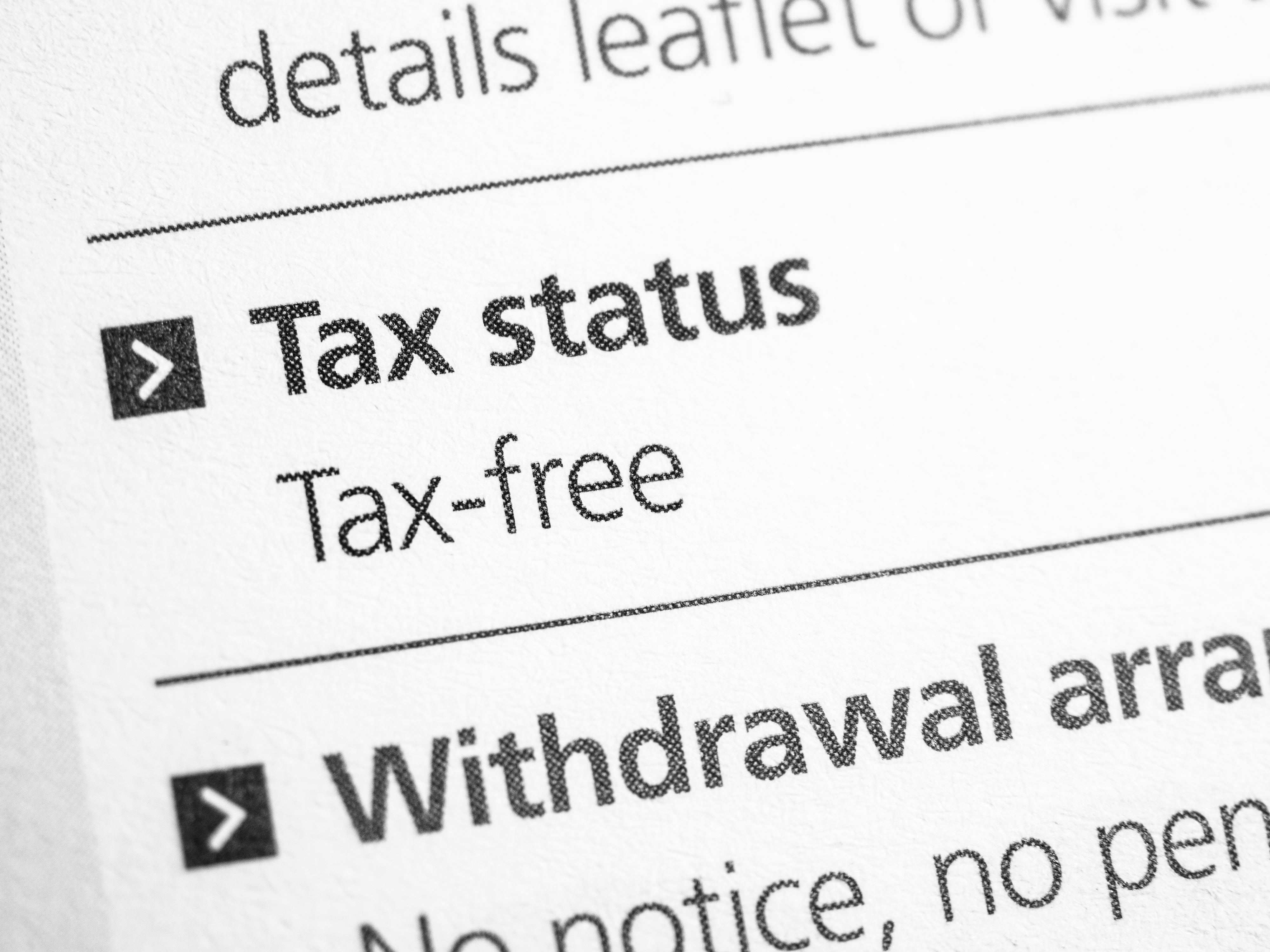 written tax exemption