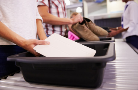 Security check at the airport