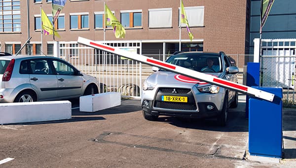 Parking space flags from Easy Airport Parking