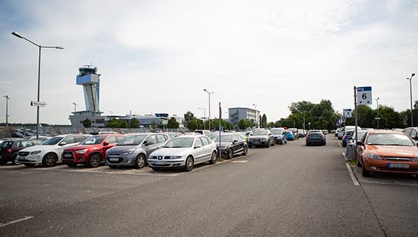Nuremberg car park overview